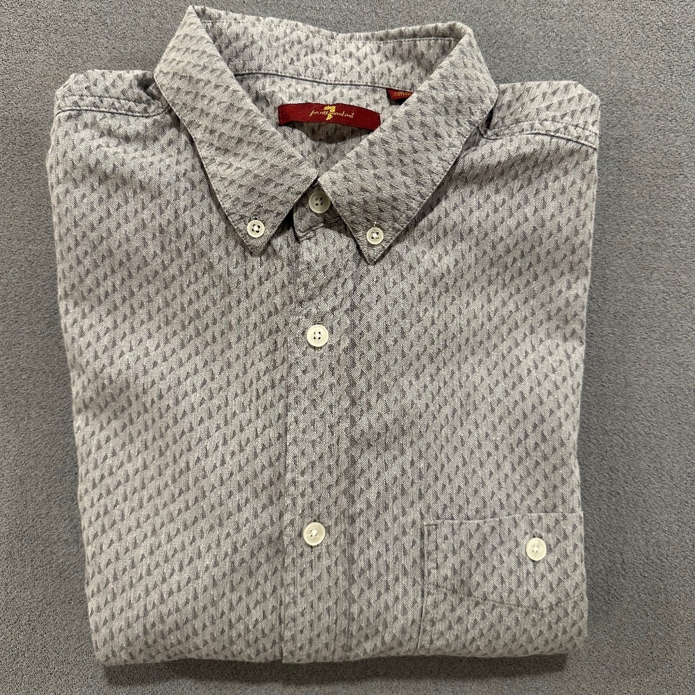 7 For All Mankind - Men's Button Down Shirt - Large